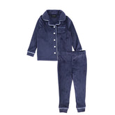 BAMBOO 2PC VELOUR PIPED PAJAMA SET